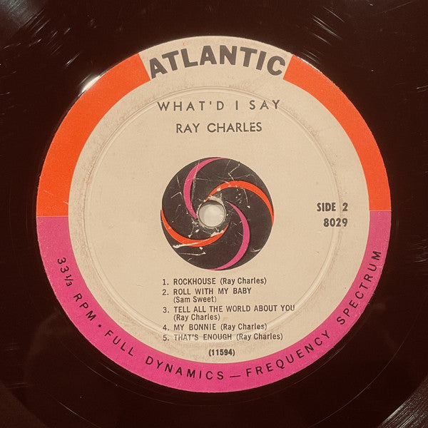 Ray Charles : What'd I Say (LP, Album, Mono, RP, Bul)