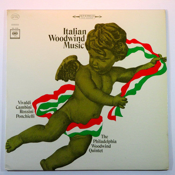 Philadelphia Woodwind Quintet : Italian Woodwind Music (LP, Album)