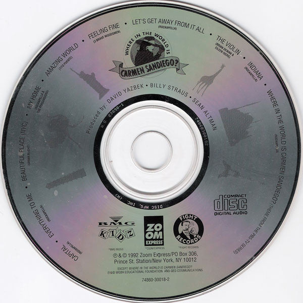 Various : Where In The World Is Carmen Sandiego? (CD, Album)