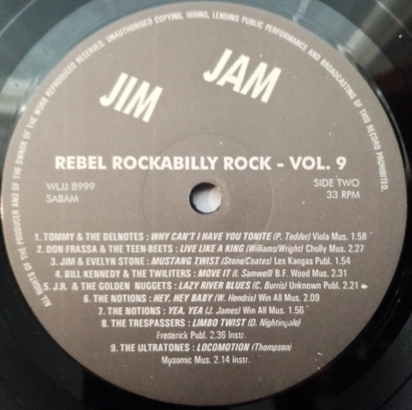 Various : Rebel Rockabilly Rock Vol.9 (LP, Comp)