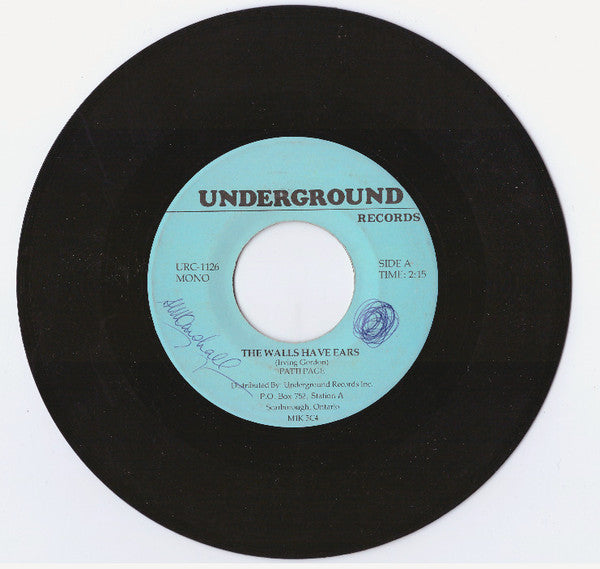 Patti Page / The Nashville Teens : The Walls Have Ears / Tobacco Road (7", Mono)