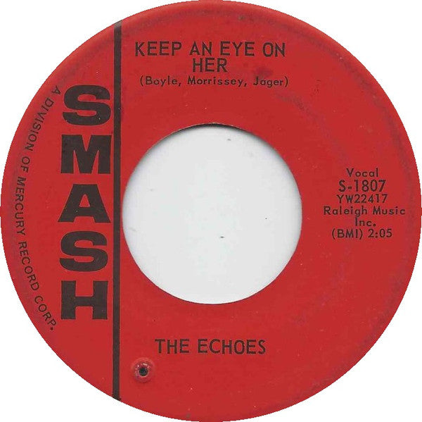 The Echoes (2) : A Million Miles From Nowhere / Keep An Eye On Her (7", Single, Styrene)