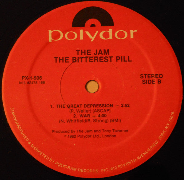 The Jam : The Bitterest Pill (I Ever Had To Swallow) (12", Single)