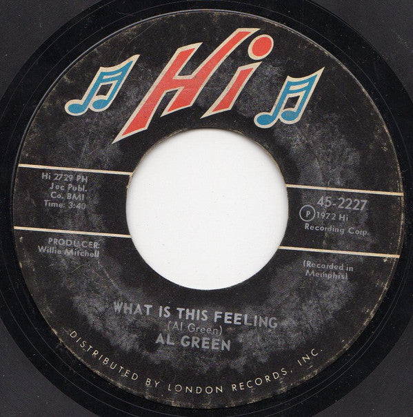 Al Green : You Ought To Be With Me / What Is This Feeling (7", Styrene, PRC)