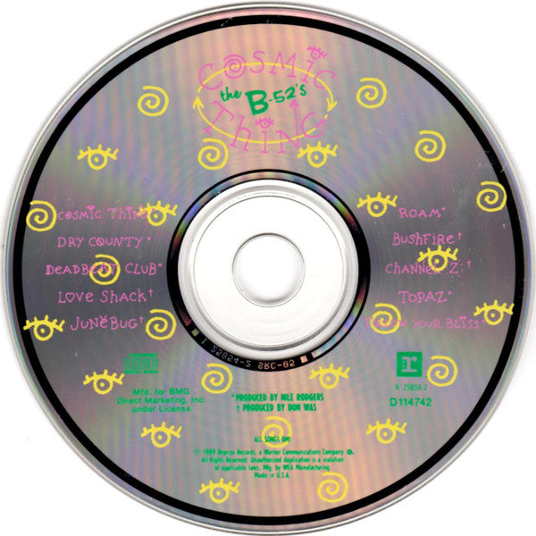 The B-52's : Cosmic Thing (CD, Album, Club, Spe)