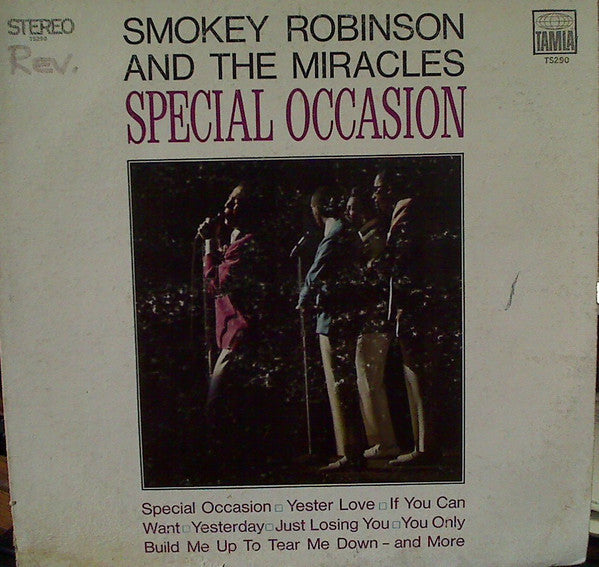 The Miracles : Special Occasion (LP, Album, Ter)