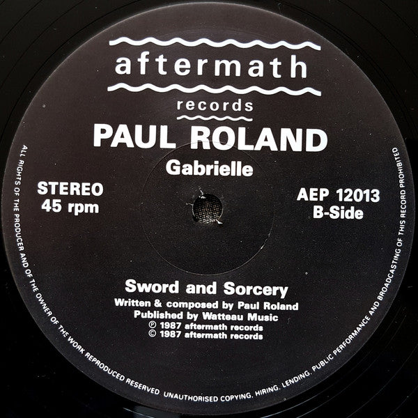 Paul Roland : Gabrielle (12", EP)