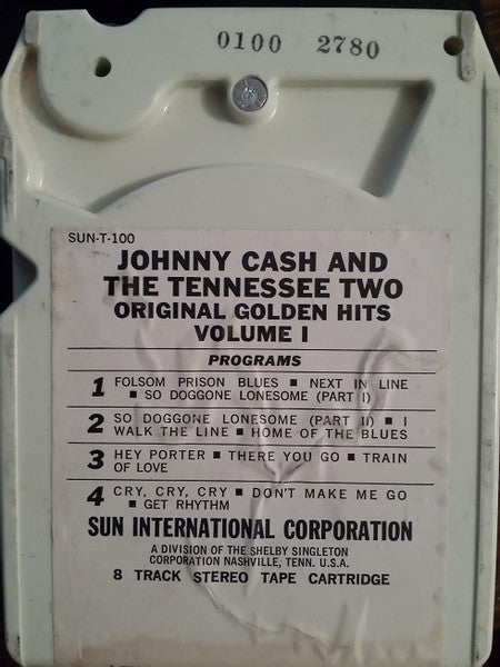 Johnny Cash & The Tennessee Two : Original Golden Hits Volume I (8-Trk, Comp)