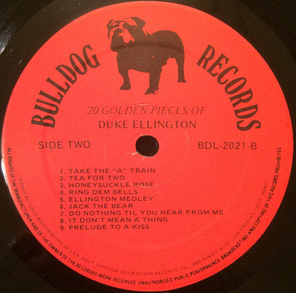 Duke Ellington : 20 Golden Pieces Of Duke Ellington (LP, Comp)