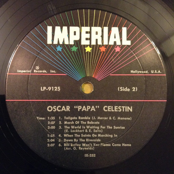 Oscar "Papa" Celestin : The Dixieland King (LP, Album, Mono)