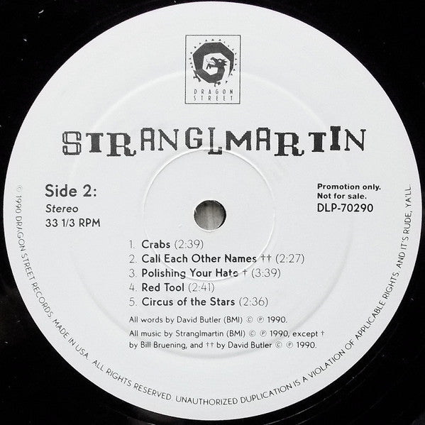 Stranglmartin : Stranglmartin (LP, Album, Promo)