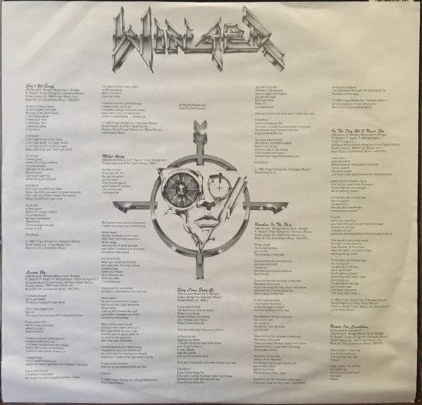 Winger : In The Heart Of The Young (LP, Album, Club)