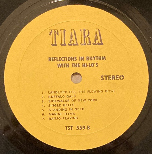 The Hi-Lo's : Reflections in Rhythm with The Hi-Lo's! (LP, Album)