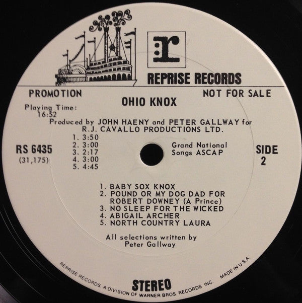 Ohio Knox : Ohio Knox (LP, Album, Promo, San)