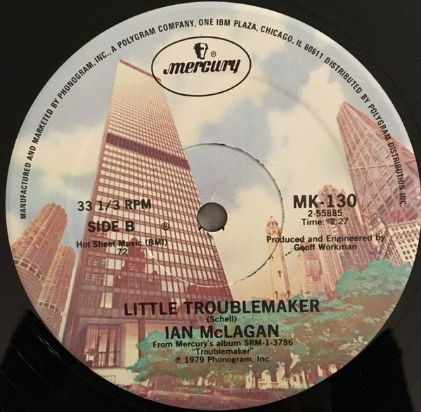 Ian McLagan : Little Troublemaker (12", Single, Promo)