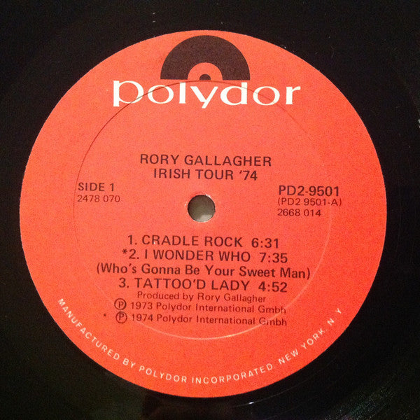 Rory Gallagher : Irish Tour '74 (2xLP, Album)
