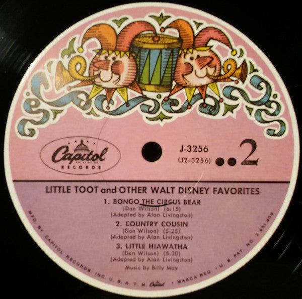 Don Wilson (4), Billy May : Little Toot and Other Walt Disney Favorites (LP)