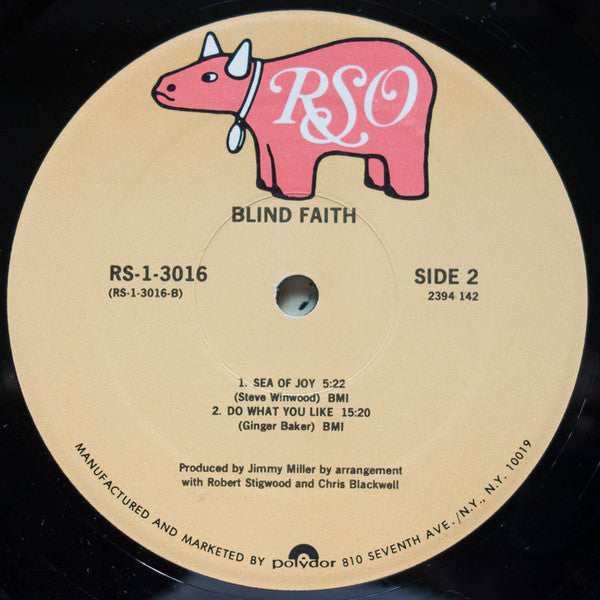 Blind Faith (2) : Blind Faith (LP, Album, RE)