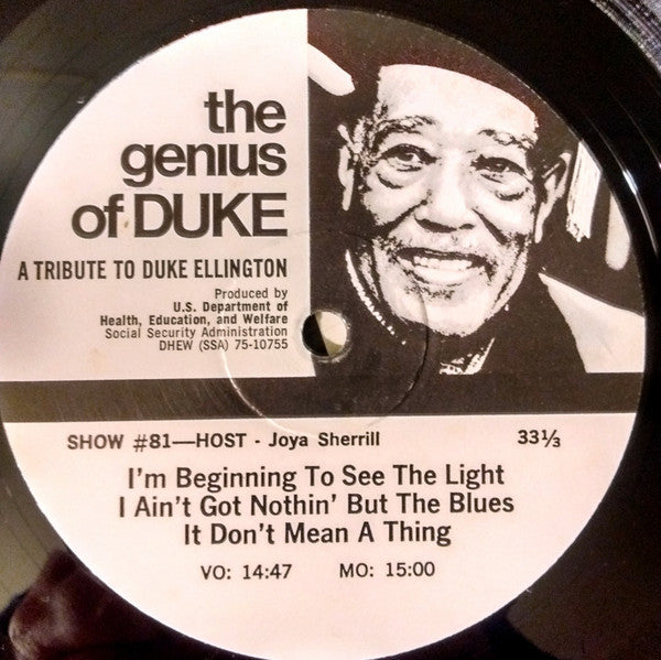 Duke Ellington : Social Security Presents: The Genius Of Duke (A Tribute To Duke Ellington) (7xLP, Comp, P/Mixed, Transcription + Box)