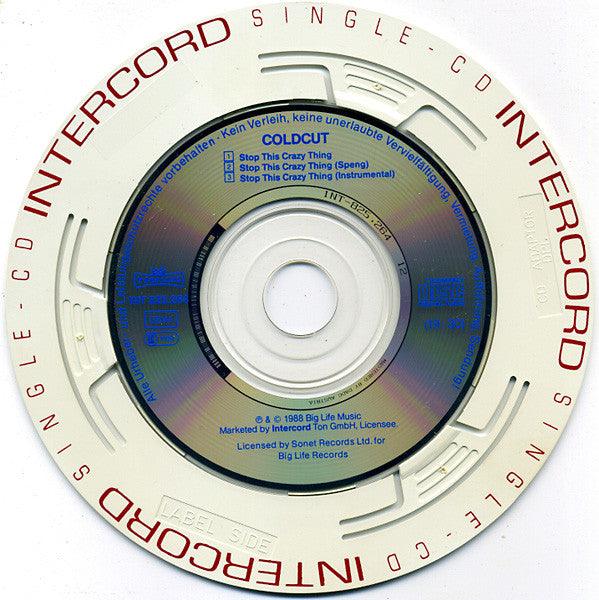 Coldcut Featuring Junior Reid And Ahead Of Our Time Orchestra : Stop This Crazy Thing (CD, Mini, Single)