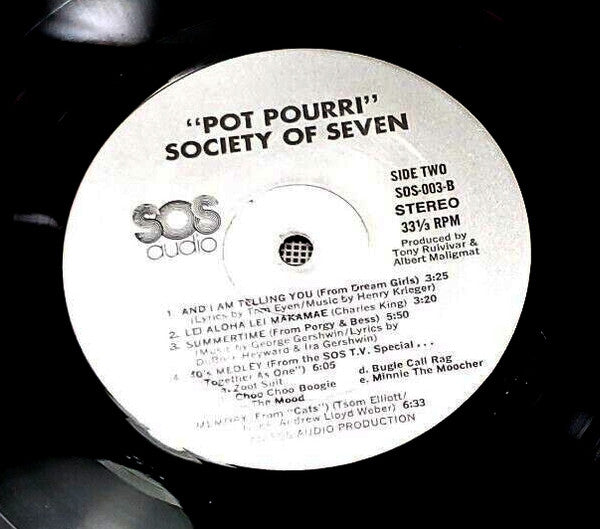 Society Of Seven : Pot Pourri (LP, Album)