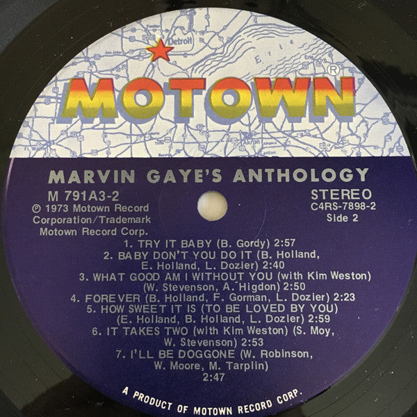 Marvin Gaye : Anthology (3xLP, Comp, Ind)