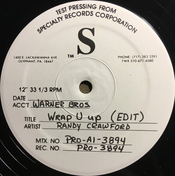 Randy Crawford : Wrap U Up (12", TP)