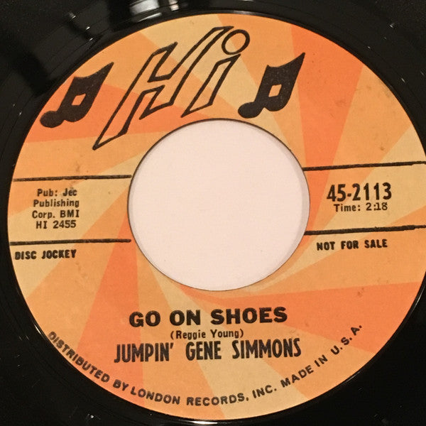 Gene Simmons (2) : Keep That Meat In The Pan / Go On Shoes (7", Single, Promo, Styrene)