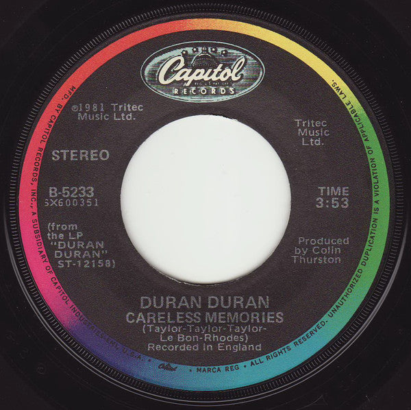 Duran Duran : Is There Something I Should Know? (7", Single, Win)