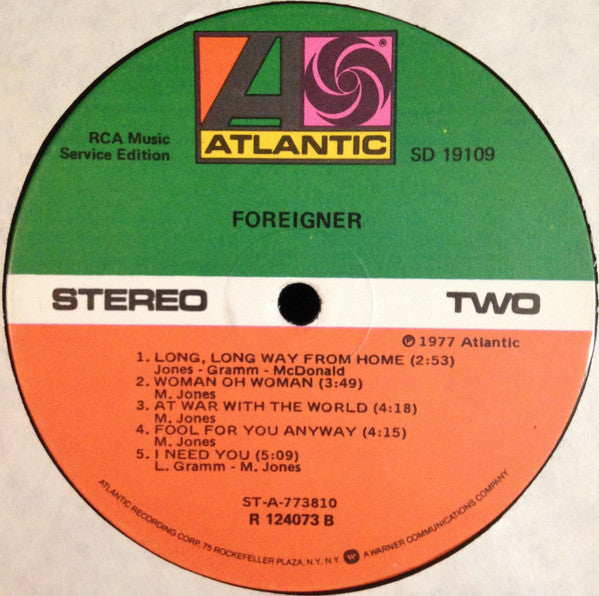 Foreigner : Foreigner (LP, Album, Club)