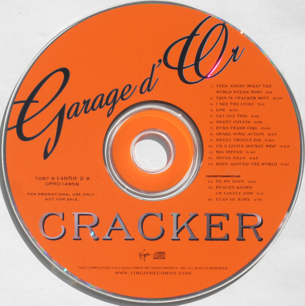 Cracker : Garage D'Or (CD, Comp, Promo)