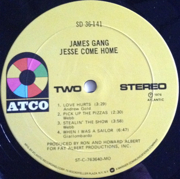 James Gang : Jesse Come Home (LP, Album, MO )