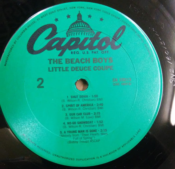The Beach Boys : Little Deuce Coupe (LP, Album, RE)