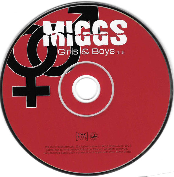 Miggs (2) : Boys & Girls (CD, Promo)