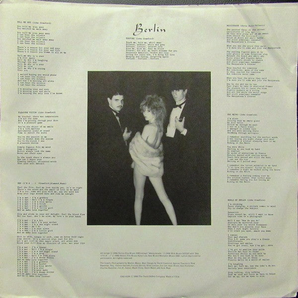 Berlin : Pleasure Victim (LP, Album, RE, Jac)
