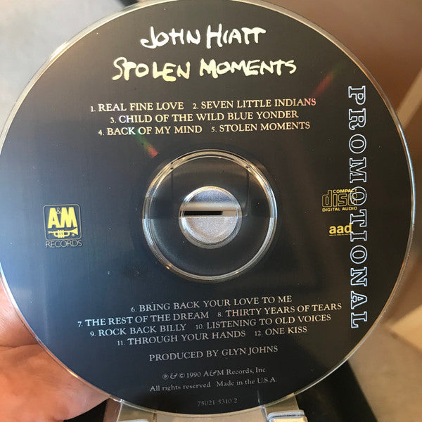 John Hiatt : Stolen Moments (CD, Album, Promo)
