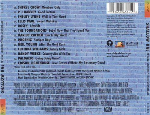 Various : Shallow Hal (Original Motion Picture Soundtrack) (CD, Comp)