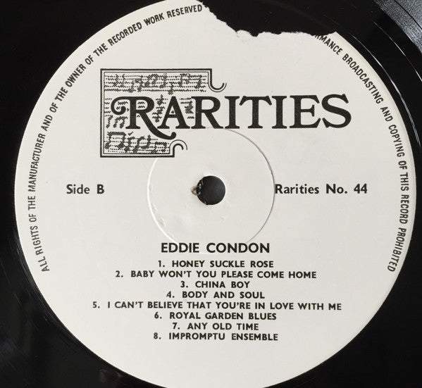 Eddie Condon , featuring The Dorsey Brothers : Intoxicating Dixieland (LP, Comp, Bro)