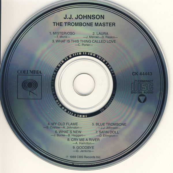 J.J. Johnson : The Trombone Master (CD, Comp, RM)