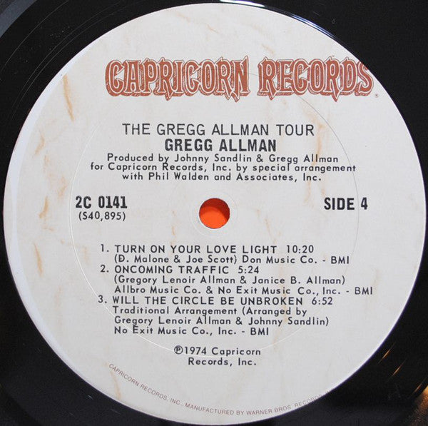 Gregg Allman With Cowboy (6) / Boyer* & Talton* : The Gregg Allman Tour (2xLP, Album, Pit)