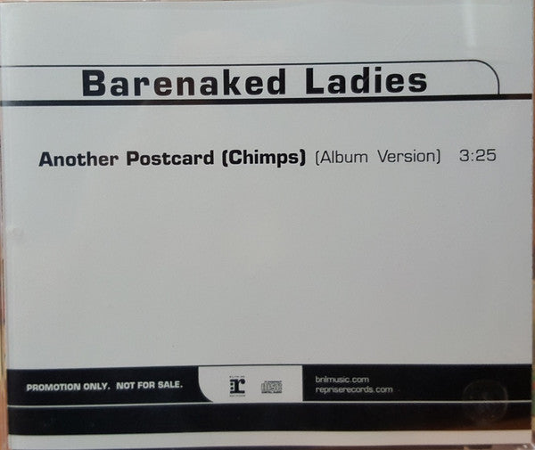Barenaked Ladies : Another Postcard (Chimps) (CD, Single, Promo)