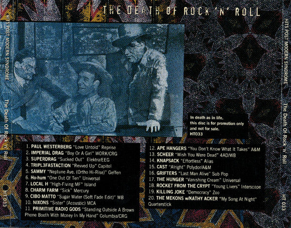 Various : The Death Of Rock 'N' Roll (CD, Comp, Promo)