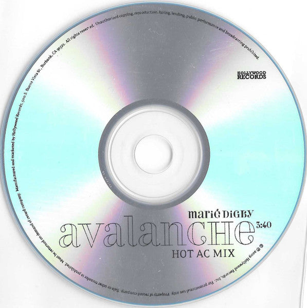 Marié Digby : Avalanche (CDr, Single, Promo)