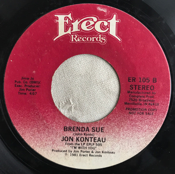 Jon Konteau : Little Bit / Brenda Sue (7", Promo)