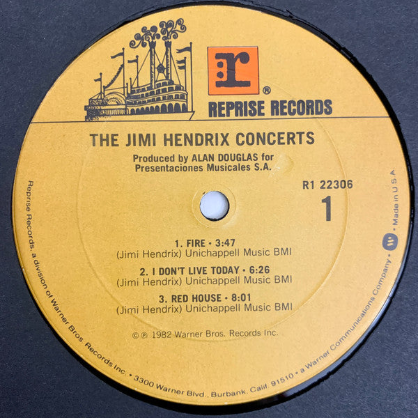 Jimi Hendrix : The Jimi Hendrix Concerts (2xLP, Club)