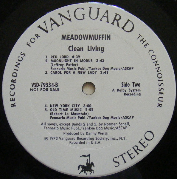 Clean Living : Meadowmuffin (LP, Album, Promo)