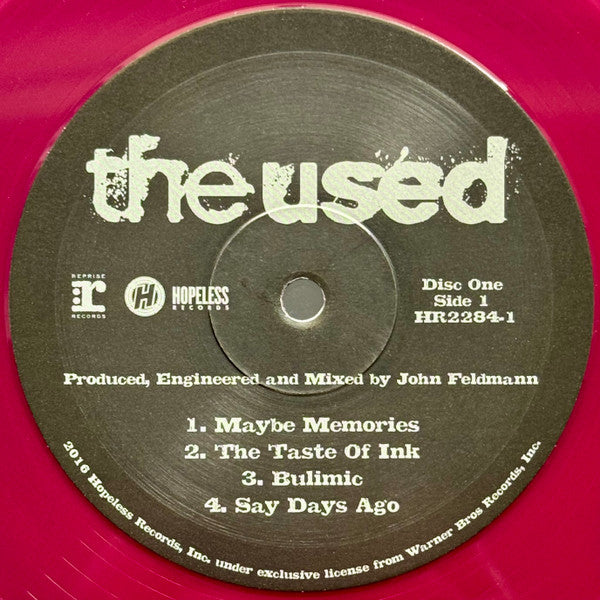 The Used : The Used (2xLP, Album, Red)