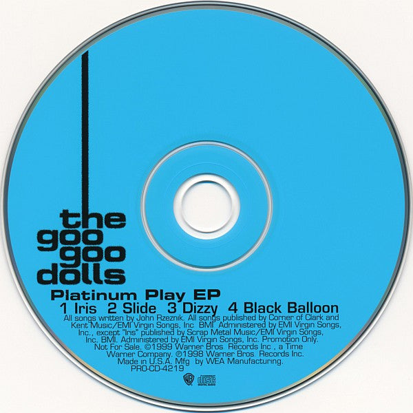 The Goo Goo Dolls* : Platinum Play EP (CD, EP, Promo)