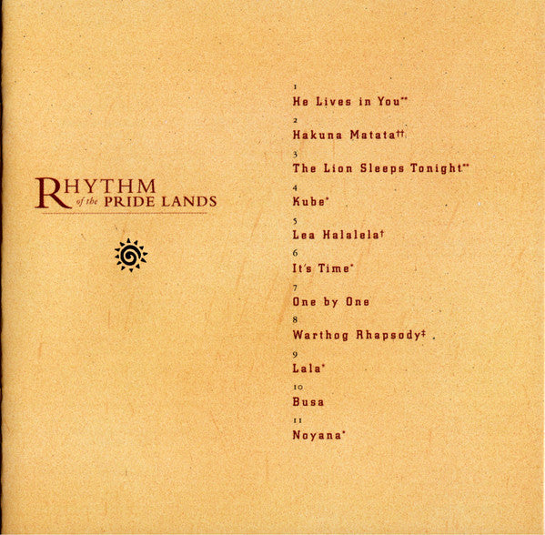Lebo M : Rhythm Of The Pride Lands (CD, Album)