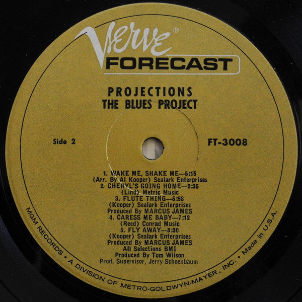 The Blues Project : Projections (LP, Album, Mono)